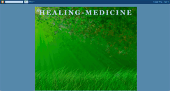 Desktop Screenshot of healing-medicine.blogspot.com