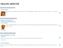 Tablet Screenshot of healing-medicine.blogspot.com