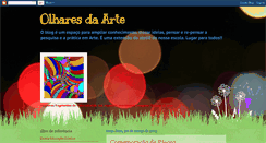 Desktop Screenshot of olharesdarte.blogspot.com