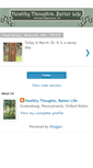 Mobile Screenshot of healthythoughtsbetterlife.blogspot.com