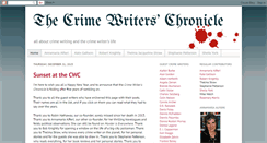 Desktop Screenshot of crimewriters.blogspot.com