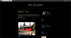 Desktop Screenshot of ginesin.blogspot.com