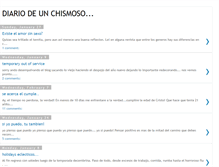 Tablet Screenshot of diariodeunchismoso.blogspot.com
