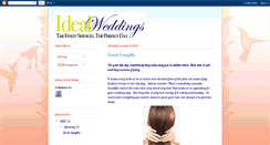 Desktop Screenshot of idealweddings.blogspot.com