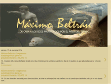 Tablet Screenshot of maximobeltranarte.blogspot.com