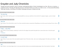 Tablet Screenshot of graydonandjudy.blogspot.com