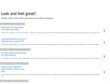 Tablet Screenshot of looknfeelgreat.blogspot.com