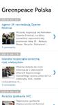 Mobile Screenshot of greenpeace-polska.blogspot.com