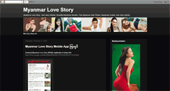 Desktop Screenshot of myanmarlovestoryy.blogspot.com