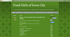 Desktop Screenshot of foodgirlsofiowacity.blogspot.com