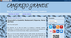 Desktop Screenshot of cangrejogrande.blogspot.com