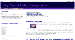 Desktop Screenshot of mydangerousyear.blogspot.com