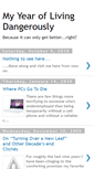 Mobile Screenshot of mydangerousyear.blogspot.com