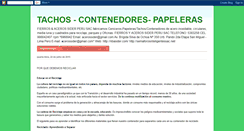 Desktop Screenshot of papeleras-tachos-contenedores.blogspot.com