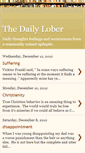 Mobile Screenshot of dailylober.blogspot.com