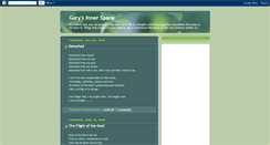 Desktop Screenshot of garyinnerspace.blogspot.com