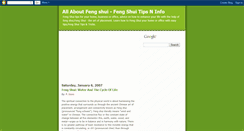 Desktop Screenshot of fengshui-1st-info.blogspot.com
