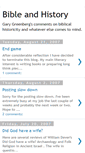 Mobile Screenshot of bibleandhistory.blogspot.com