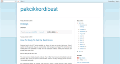 Desktop Screenshot of pakcikkordibest.blogspot.com