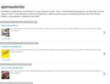 Tablet Screenshot of apenasatento.blogspot.com