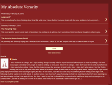 Tablet Screenshot of myabsoluteveracity.blogspot.com