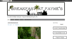 Desktop Screenshot of breakfastatfaymes.blogspot.com