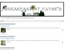 Tablet Screenshot of breakfastatfaymes.blogspot.com