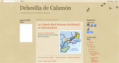 Desktop Screenshot of dehesillacalamon.blogspot.com