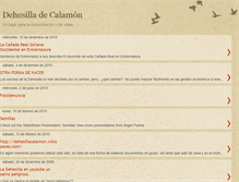 Tablet Screenshot of dehesillacalamon.blogspot.com