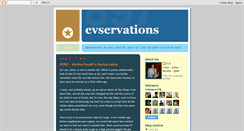 Desktop Screenshot of evservations.blogspot.com