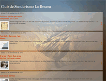 Tablet Screenshot of clubsenderismolaresaca.blogspot.com