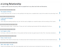 Tablet Screenshot of livingrelationship.blogspot.com