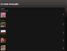 Tablet Screenshot of elcistebravado.blogspot.com
