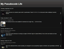 Tablet Screenshot of my-pseudocode-life.blogspot.com