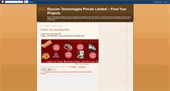 Desktop Screenshot of elysiumtechnologies.blogspot.com