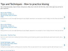 Tablet Screenshot of learnhowtokiss.blogspot.com