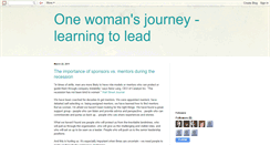 Desktop Screenshot of myjourneylearningtolead.blogspot.com