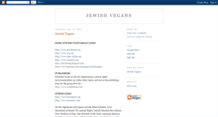 Desktop Screenshot of jewishvegans.blogspot.com