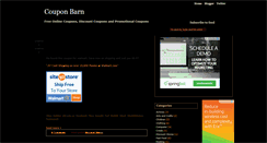 Desktop Screenshot of couponbarn.blogspot.com