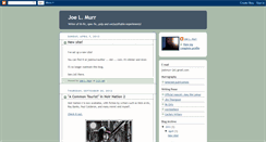 Desktop Screenshot of joelmurr.blogspot.com