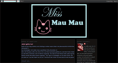 Desktop Screenshot of missmaumau.blogspot.com