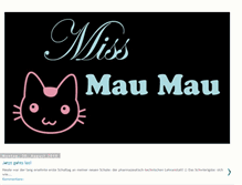Tablet Screenshot of missmaumau.blogspot.com