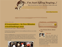 Tablet Screenshot of imjusteffingsaying.blogspot.com