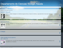 Tablet Screenshot of departamentodecienciasalauda.blogspot.com