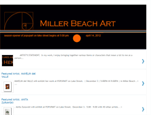 Tablet Screenshot of millerbeachart.blogspot.com