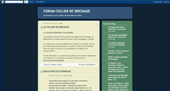 Desktop Screenshot of collier-de-dressage.blogspot.com
