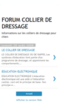 Mobile Screenshot of collier-de-dressage.blogspot.com