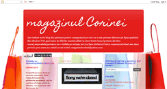 Desktop Screenshot of magazinulcorinei.blogspot.com