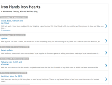 Tablet Screenshot of ironhands-ironhearts.blogspot.com