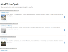 Tablet Screenshot of mindvisionspain.blogspot.com
